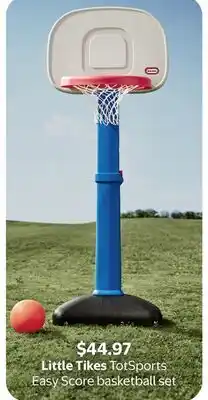 Walmart Little Tikes TotSports Easy Score basketball set offer