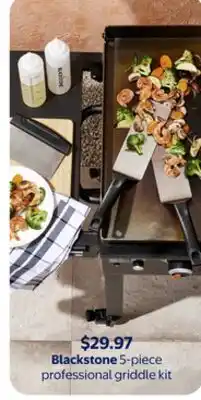 Walmart Blackstone 5-piece professional griddle kit offer