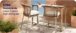 Walmart Hometrends Lasso 3-piece high dining set offer