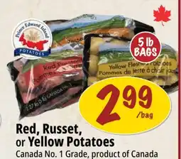 Farm Boy Red, Russet, or Yellow Potatoes offer