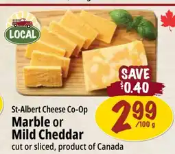 Farm Boy St-Albert Cheese Co-Op Marble or Mild Cheddar offer