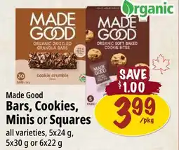 Farm Boy Made Good Bars, Cookies, Minis or Squares offer