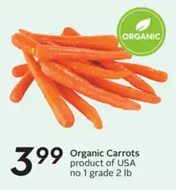 Sobeys Organic Carrots offer