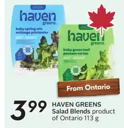 Sobeys HAVEN GREENS Salad Blends offer