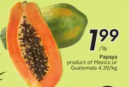 Sobeys Papaya offer