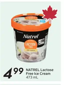 Sobeys NATREL Lactose Free Ice Cream offer
