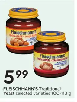 Sobeys FLEISCHMANN'S Traditional Yeast offer