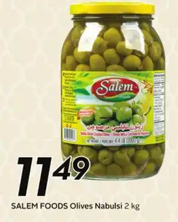 Sobeys SALEM FOODS Olives Nabulsi offer