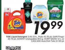 Sobeys TIDE Liquid Detergent offer