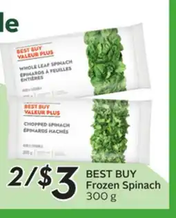 Sobeys BEST BUY Frozen Spinach offer