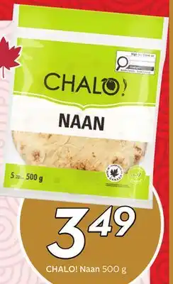 Sobeys CHALO! Naan offer