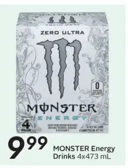 Sobeys MONSTER Energy Drinks offer
