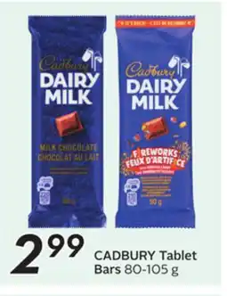 Sobeys CADBURY Tablet Bars offer
