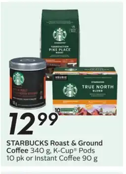 Sobeys STARBUCKS Roast & Ground Coffee offer
