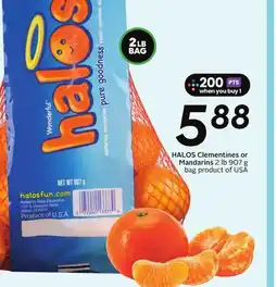 Sobeys HALOS Clementines or Mandarins - Citrus Fest offer