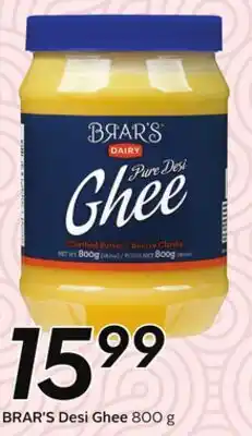 Sobeys BRAR'S Desi Ghee offer