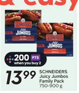 Sobeys SCHNEIDERS Juicy Jumbos Family Pack offer