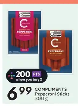 Sobeys COMPLIMENTS Pepperoni Sticks offer
