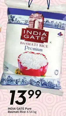 Sobeys INDIA GATE Pure Basmati Rice offer