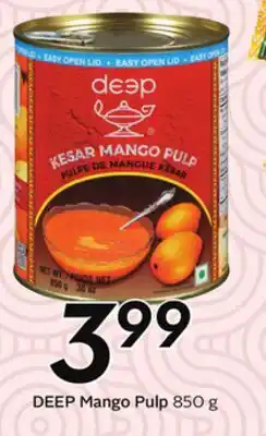 Sobeys DEEP Mango Pulp offer