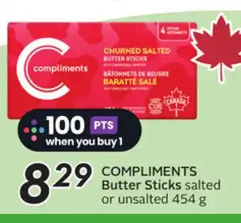 Sobeys COMPLIMENTS Butter Sticks offer