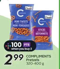 Sobeys COMPLIMENTS Pretzels offer