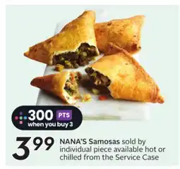 Sobeys NANA'S Samosas offer