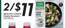 Sobeys HEALTHY CHOICE Simply Steamers offer