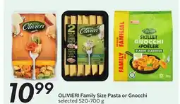 Sobeys OLIVIERI Family Size Pasta or Gnocchi offer