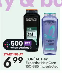 Sobeys L'ORÉAL Hair Expertise Hair Care offer