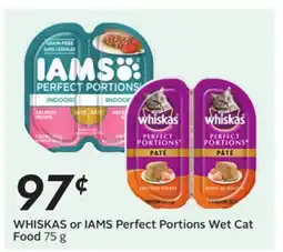 Sobeys WHISKAS or IAMS Perfect Portions Wet Cat Food offer