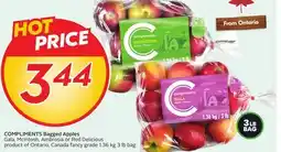 Sobeys COMPLIMENTS Bagged Apples offer