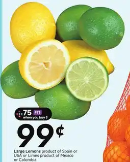 Sobeys Large Lemons - Citrus Fest offer