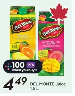 Sobeys DEL MONTE Juice offer