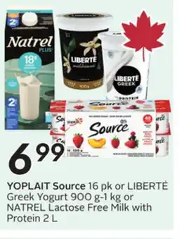 Sobeys YOPLAIT Source offer