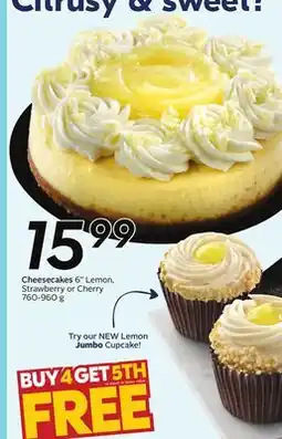 Sobeys Cheesecakes - Citrus Fest offer