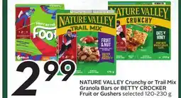 Sobeys NATURE VALLEY Crunchy or Trail Mix Granola Bars offer