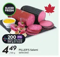 Sobeys PILLER'S Salami offer