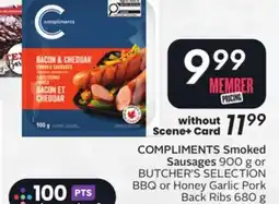 Sobeys COMPLIMENTS Smoked Sausages's offer
