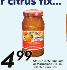 Sobeys SMUCKER'S Pure Jam or Marmalade - Citrus Fest offer