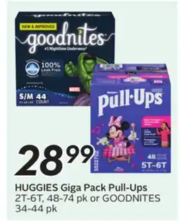 Sobeys HUGGIES Giga Pack Pull-Ups offer