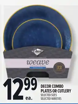 Metro DECOR COMBO PLATES OR CUTLERY offer