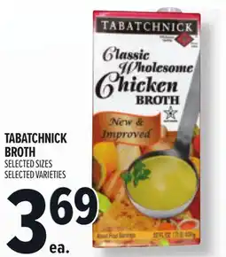 Metro TABATCHNICK BROTH offer