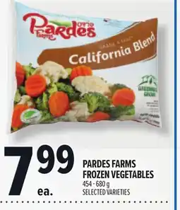 Metro PARDES FARMS FROZEN VEGETABLES offer