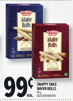Metro SNAPPY SNAX WAFER ROLLS offer