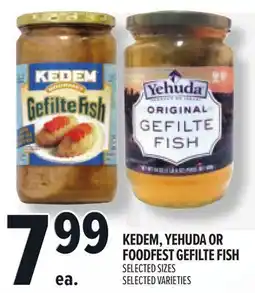 Metro KEDEM, YEHUDA OR FOODFEST GEFILTE FISH offer