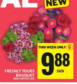 Food Basics FRESHLY YOURS BOUQUET offer
