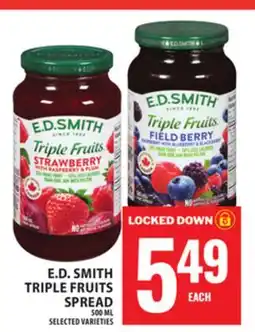 Food Basics E.D. SMITH TRIPLE FRUITS SPREAD offer