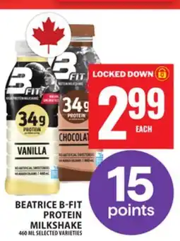 Food Basics BEATRICE B-FIT PROTEIN MILKSHAKE offer