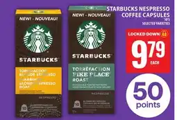 Food Basics STARBUCKS NESPRESSO COFFEE CAPSULES offer